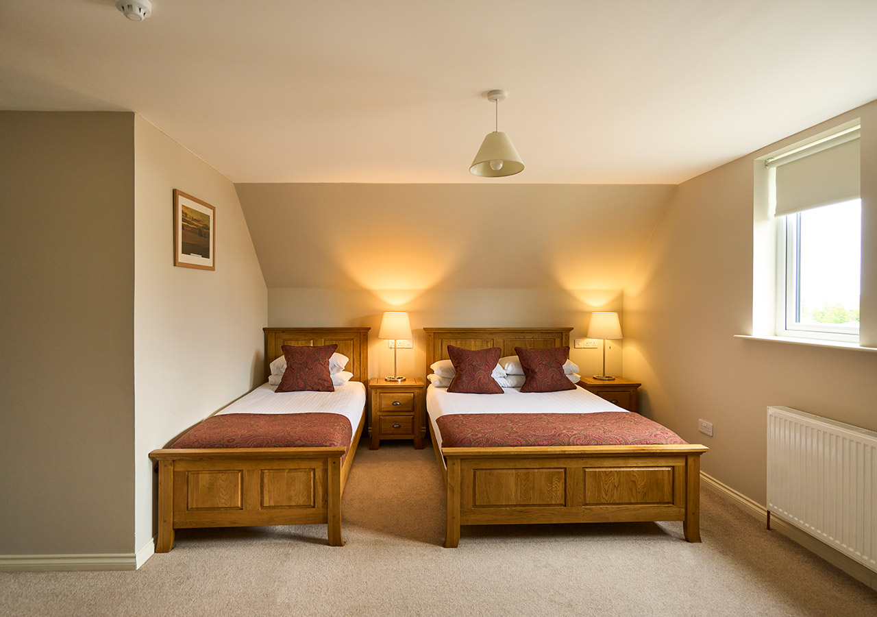 A Family Room type in the Ulbster Arms Hotel in Caithness with a double and a single bed