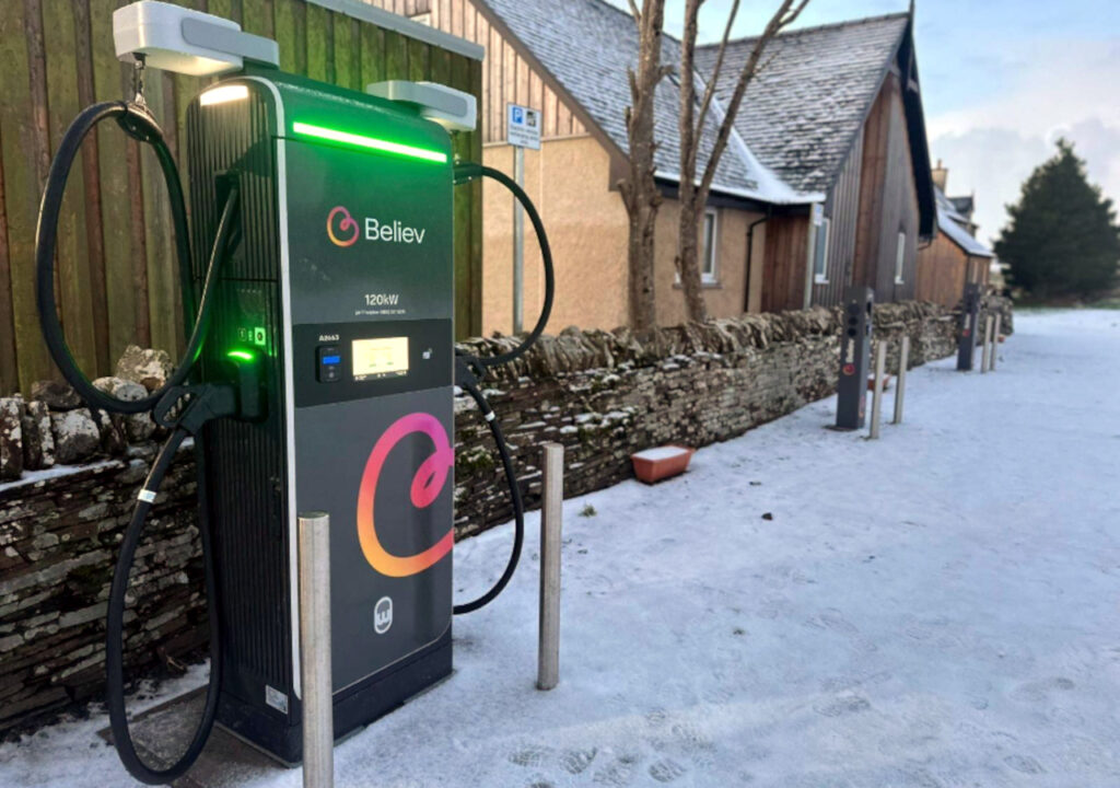 Believ EV Charger in Scotland